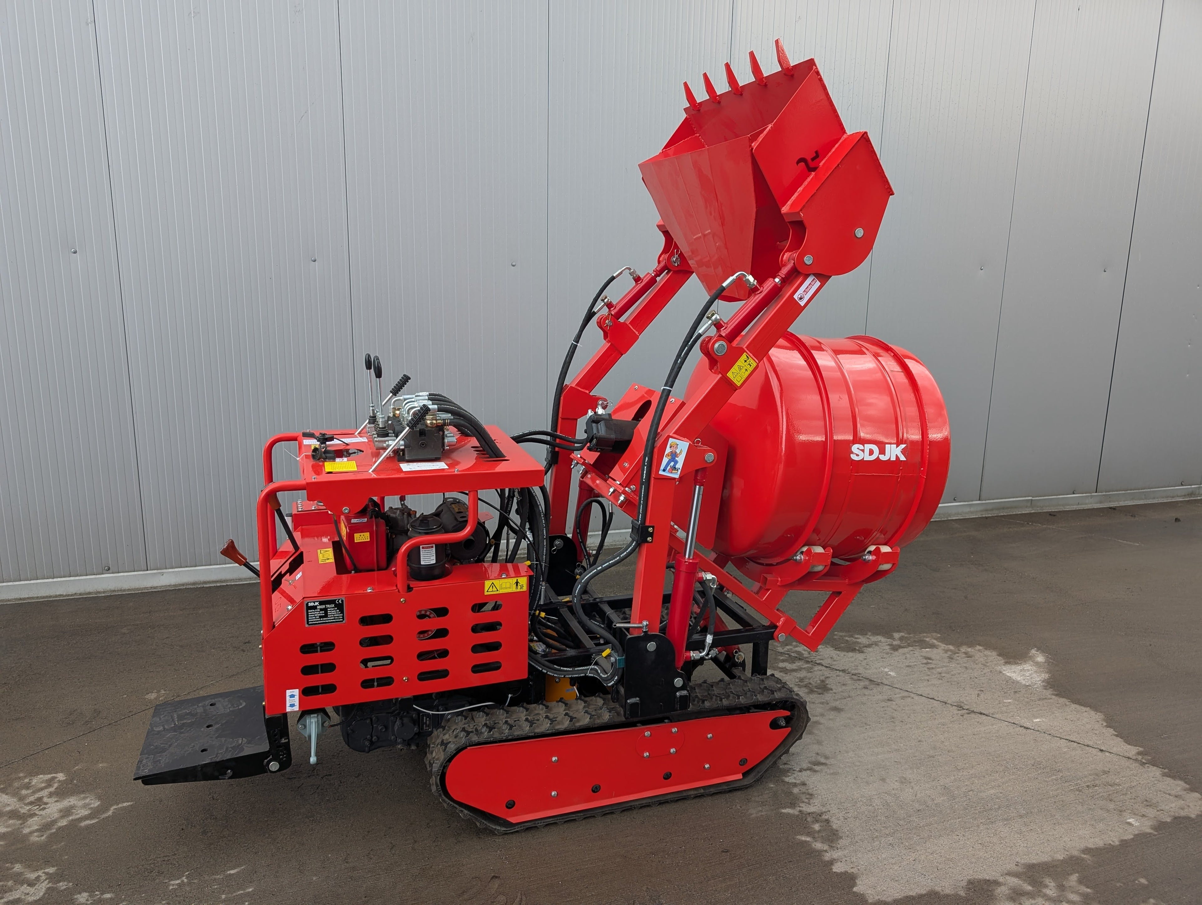 Samonakladacia miešačka 350l