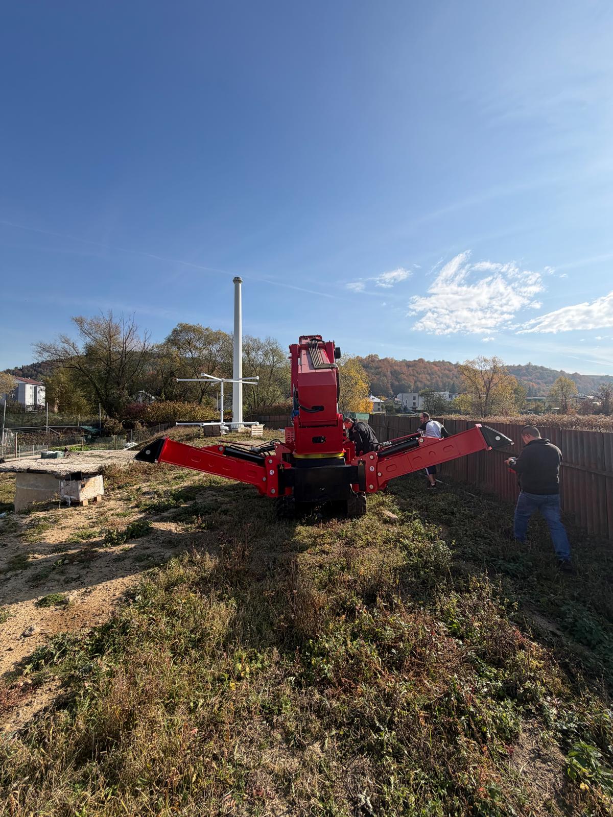 Pásový žeriav na diaľkové ovládanie 5t